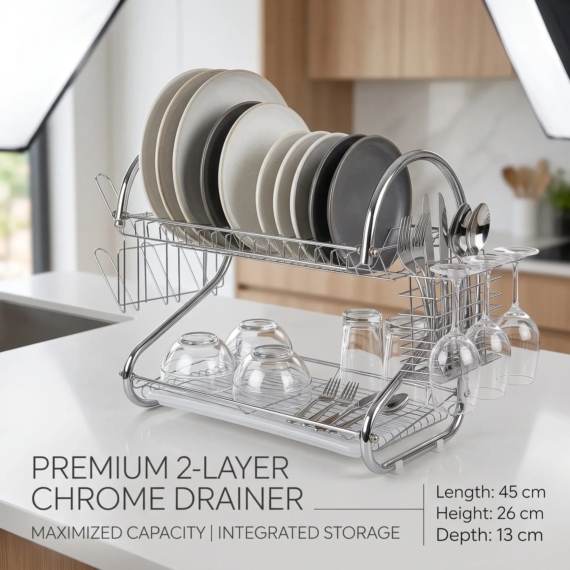 [WL264 FYFN00163 8051] ESCURRIDOR SECADOR DE PLATOS TORRE