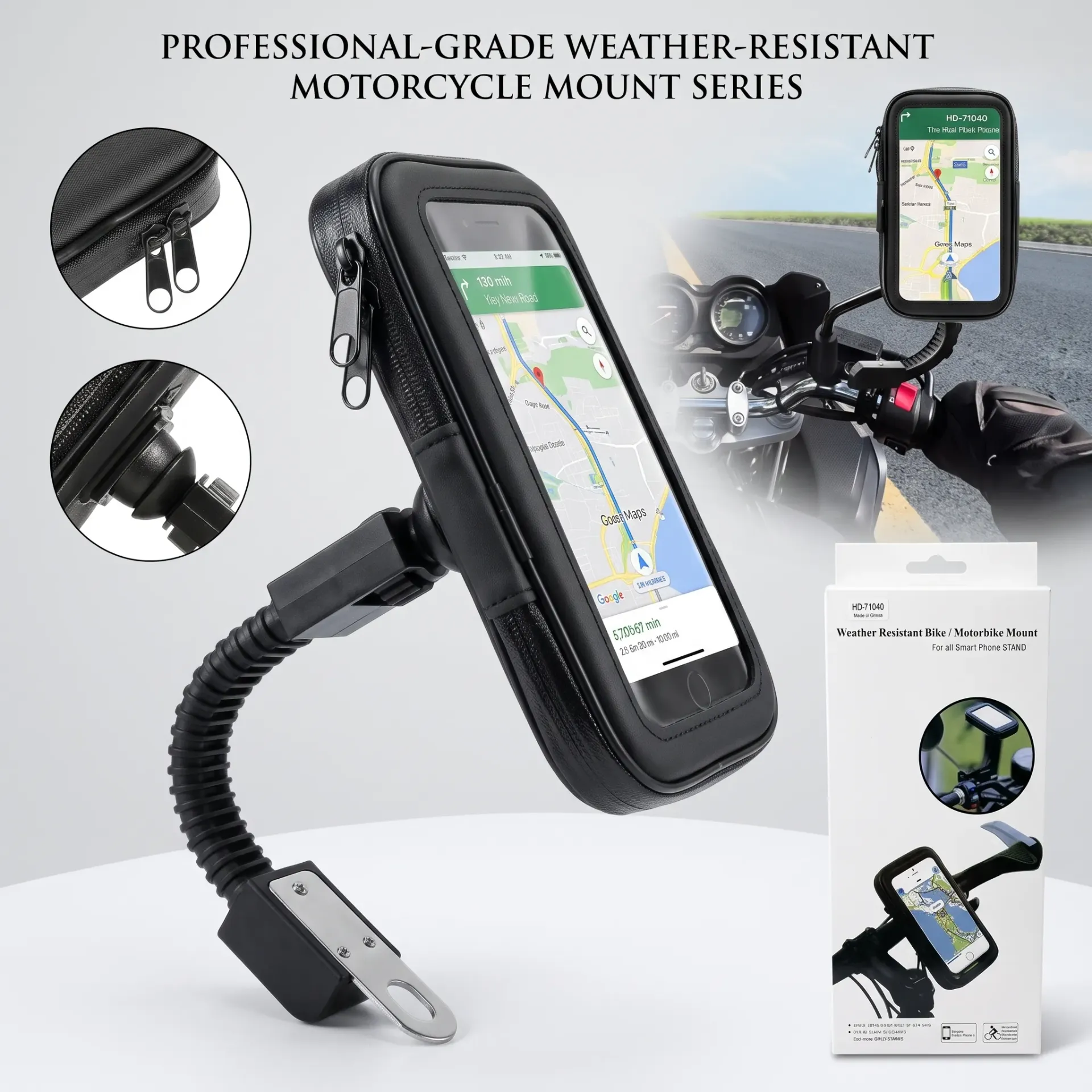 HOLDER ESTUCHE DE CELULAR  PARA MOTO O BICI