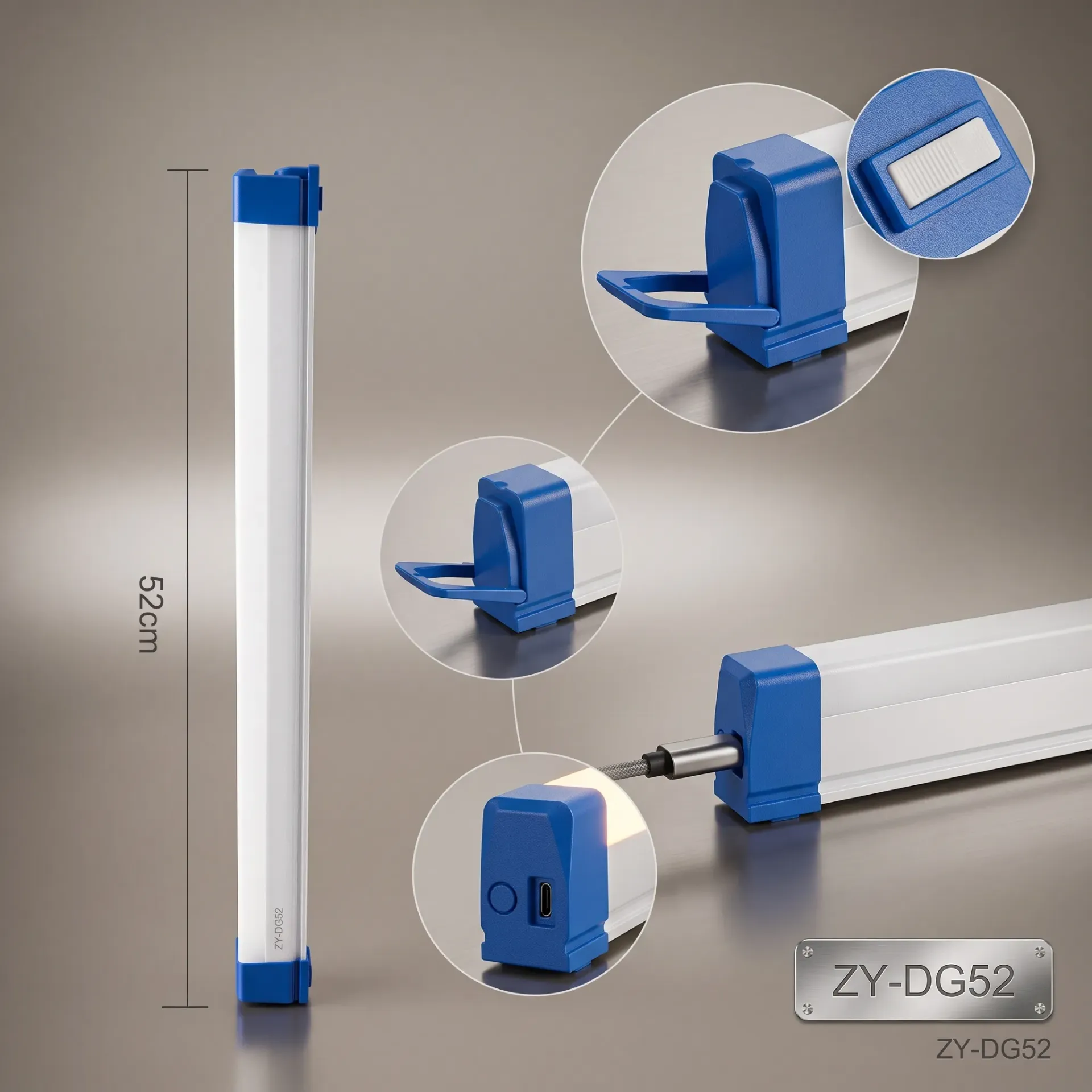 TUBO DE LUZ DE EMERGENCIA DE 52CM