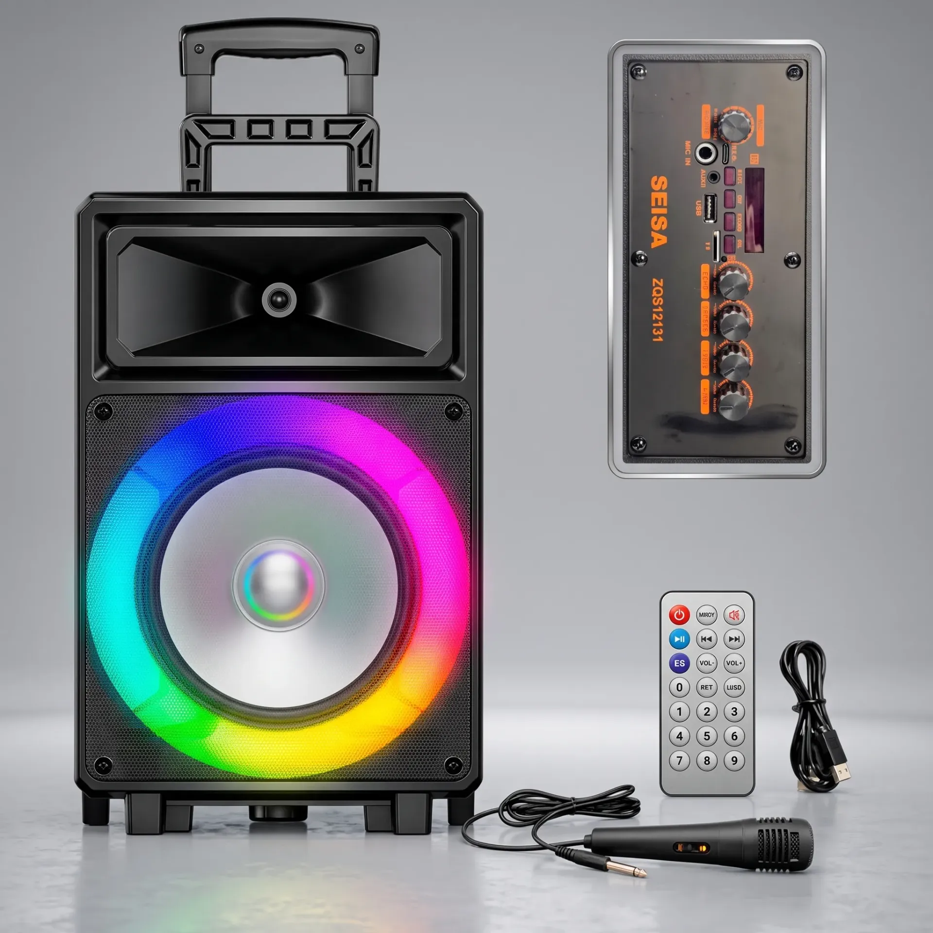 [ZQS12131] PARLANTE BLUETOOTH 12" C/MICROFONO