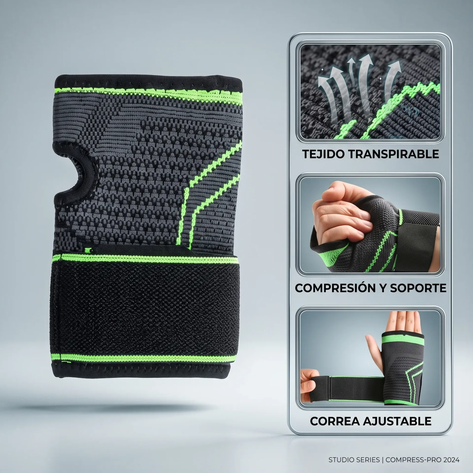 MUÑEQUERA DEPORTIVA DE COMPRESION
