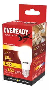 LAMPARA FOCO 12W LUZ BLANCA EVEREADY