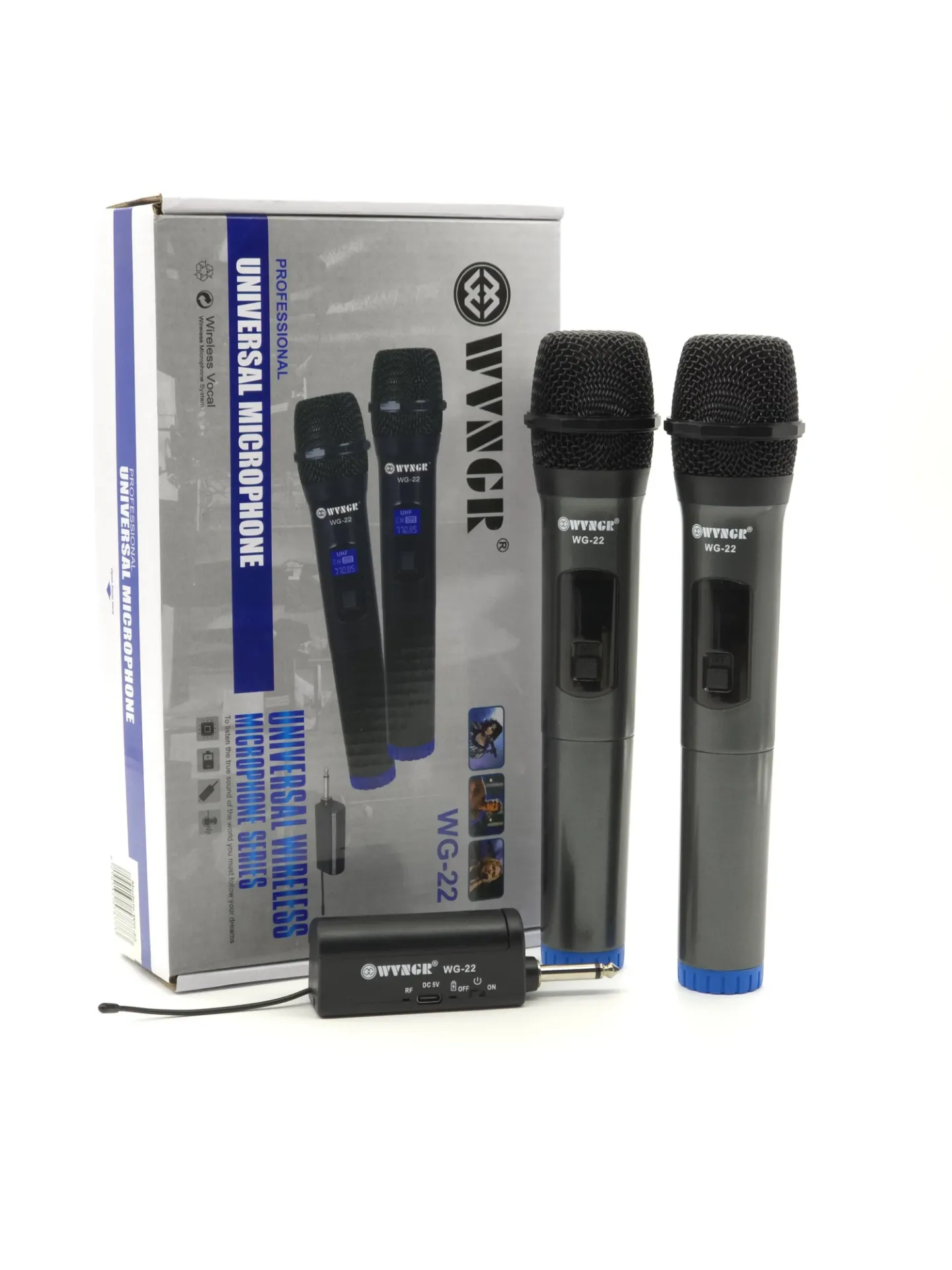 MICROFONO DOBLE INALAMBRICO UHF PROFESIONAL