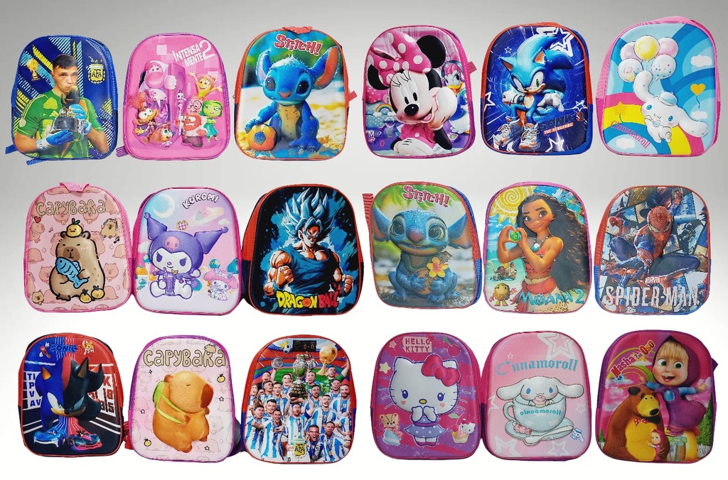 MOCHILA INFANTIL 3D