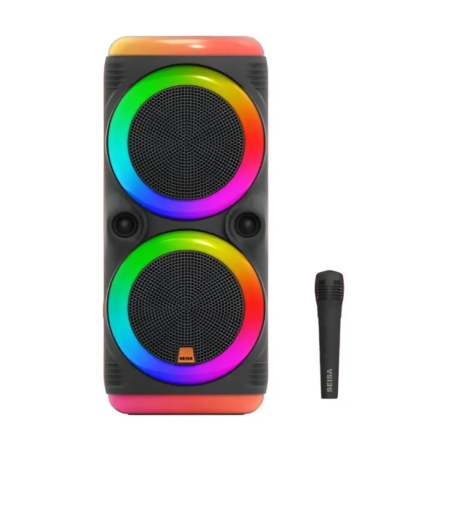[YXL9864] PARLANTE BLUETOOTH 2 X 8" CON MICROFONO INALAMBRIC