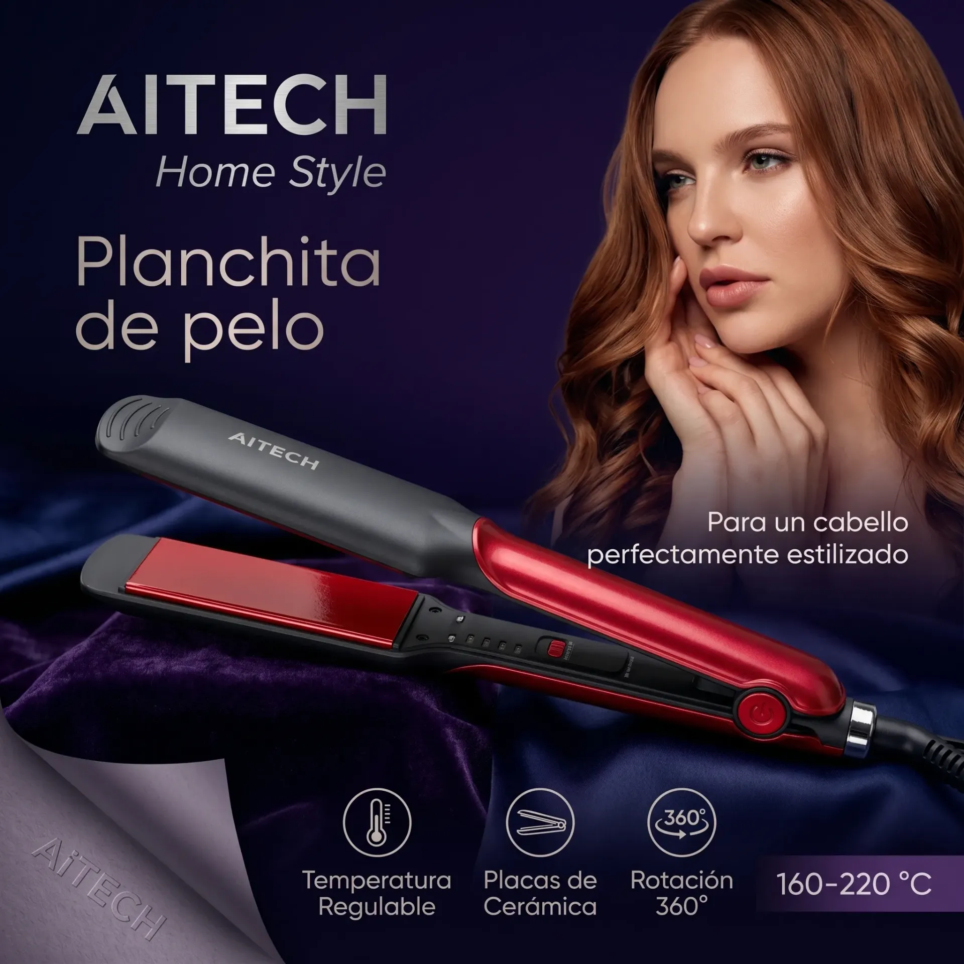 PLANCHITA DE PELO PROFESIONAL AITECH