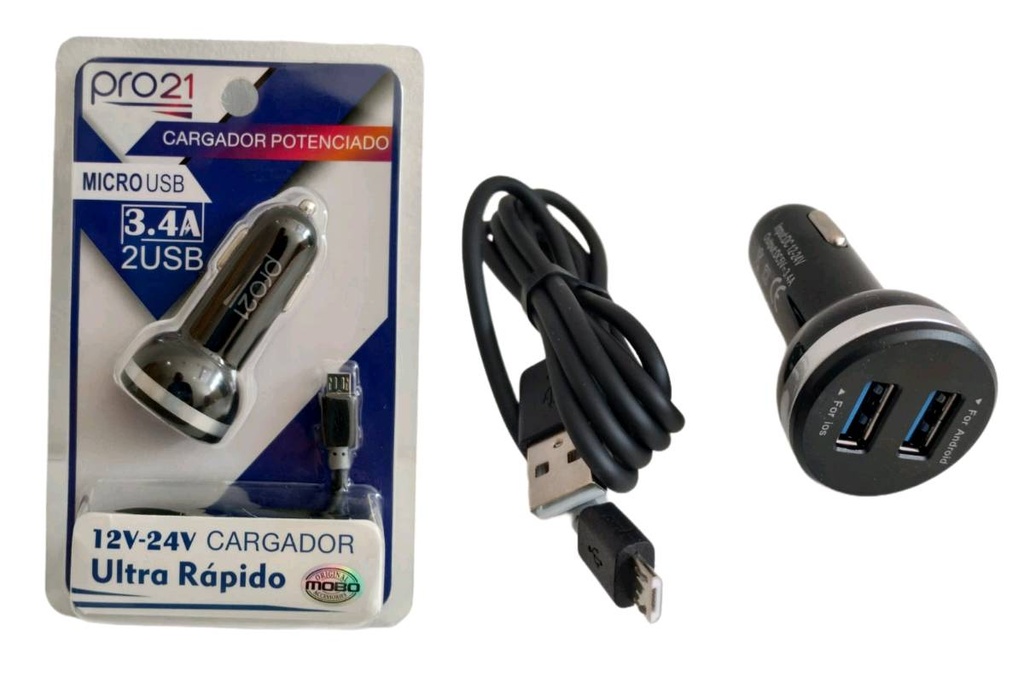 [AUTOPRO21V8] CARGADOR  PRO21 3.4A V8