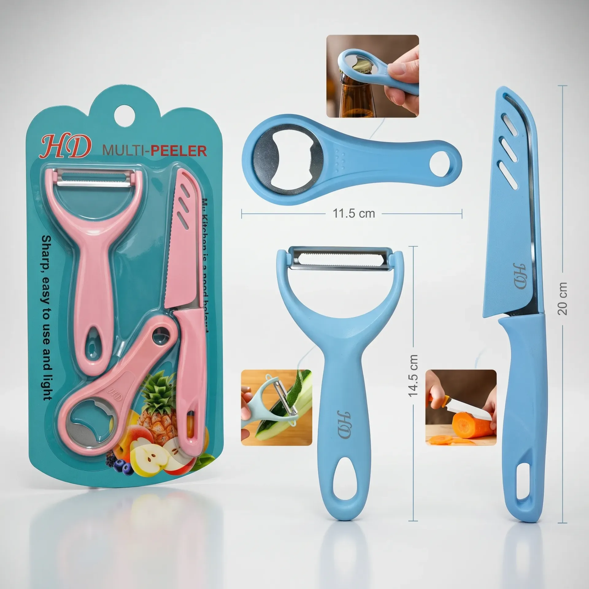 KIT PELADORAS DE FRUTAS Y VERDURAS